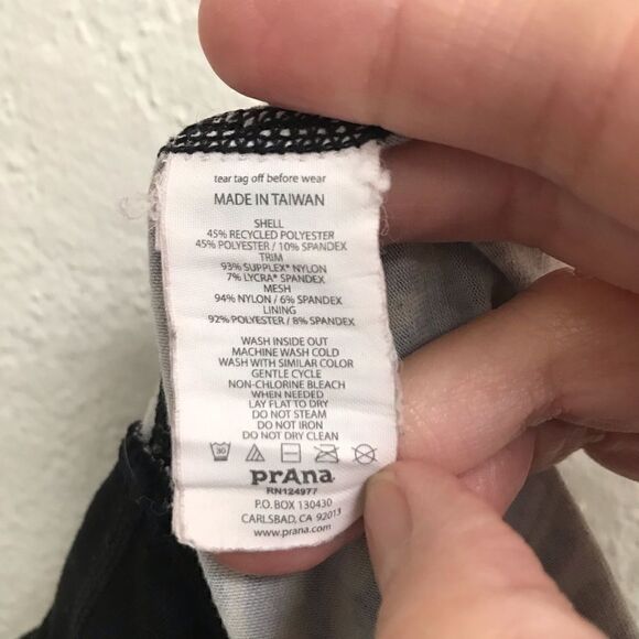 Prana chevron print cropped leggings S - Picture 5 of 5